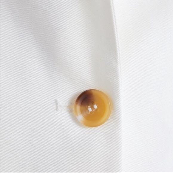 ZARA One Button Blazer White - Picture 4 of 11